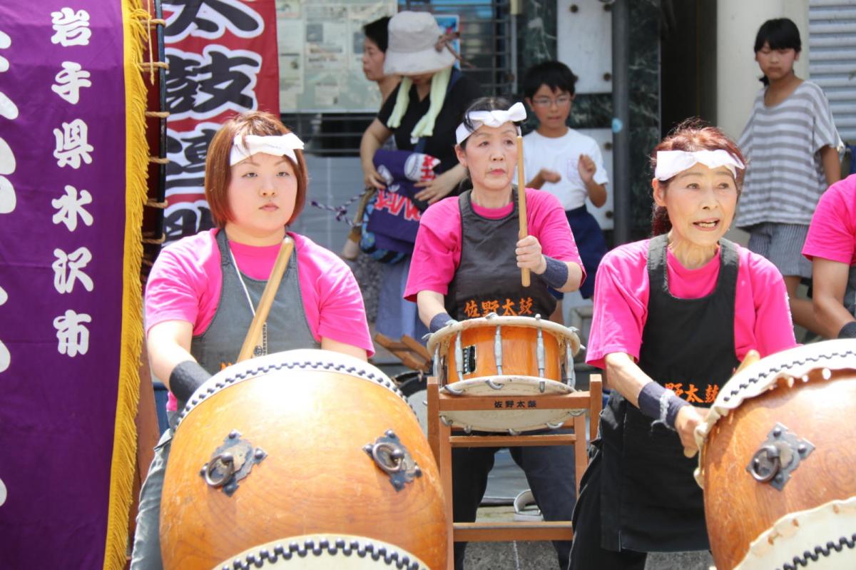奥州水沢夏まつり2016 子供みこし・地方太鼓・干支和まつり・水沢ざっつぁかまつり 2016/08/06