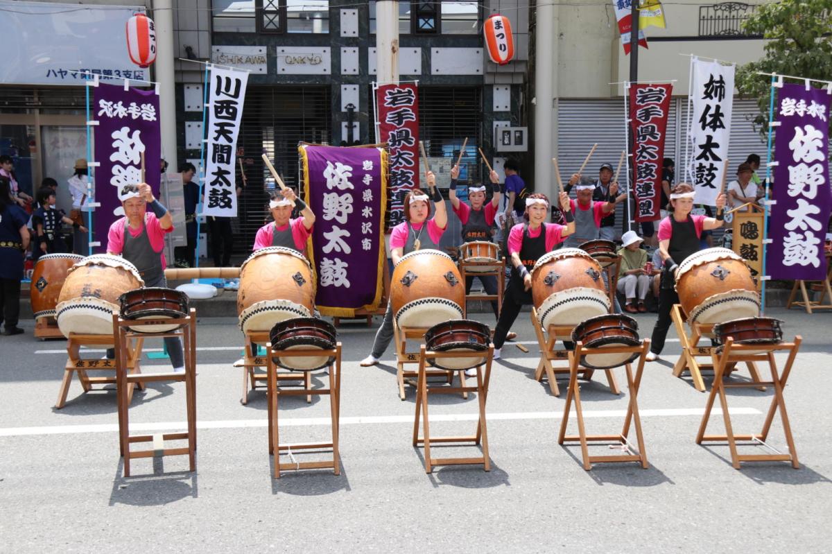 奥州水沢夏まつり2016 子供みこし・地方太鼓・干支和まつり・水沢ざっつぁかまつり 2016/08/06