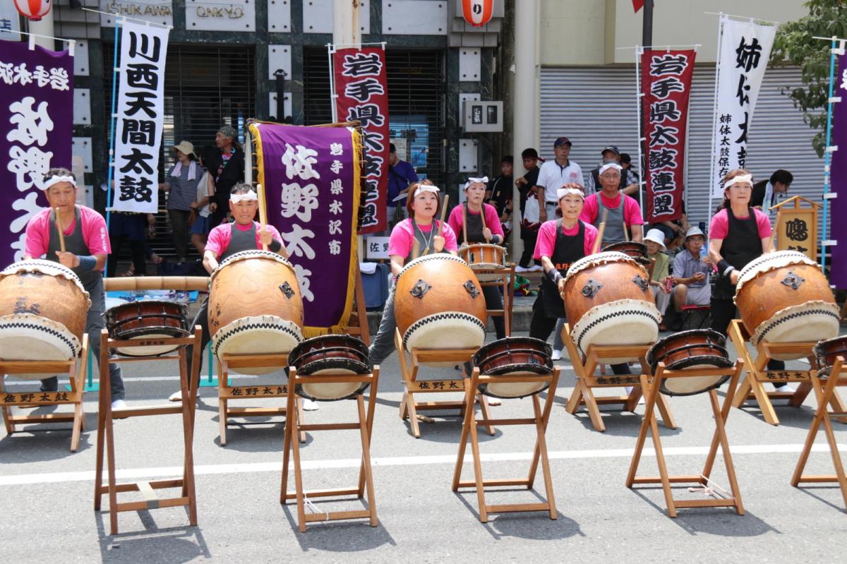 奥州水沢夏まつり2016 子供みこし・地方太鼓・干支和まつり・水沢ざっつぁかまつり 2016/08/06