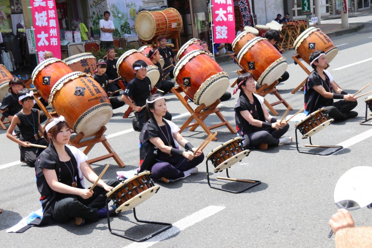 奥州水沢夏まつり2016 子供みこし・地方太鼓・干支和まつり・水沢ざっつぁかまつり 2016/08/06