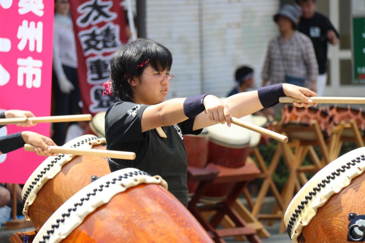 奥州水沢夏まつり2016 子供みこし・地方太鼓・干支和まつり・水沢ざっつぁかまつり 2016/08/06