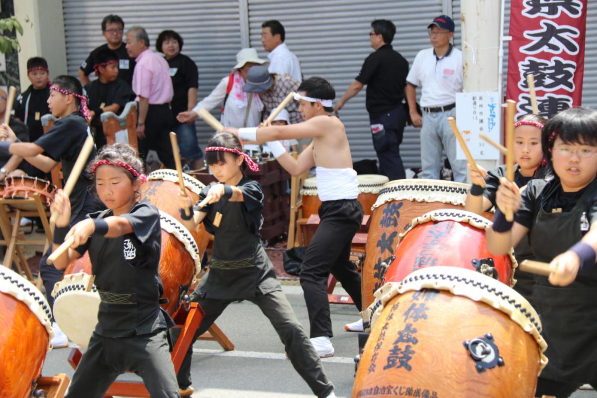 奥州水沢夏まつり2016 子供みこし・地方太鼓・干支和まつり・水沢ざっつぁかまつり 2016/08/06