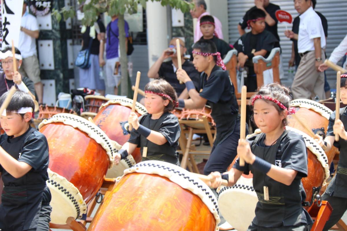 奥州水沢夏まつり2016 子供みこし・地方太鼓・干支和まつり・水沢ざっつぁかまつり 2016/08/06