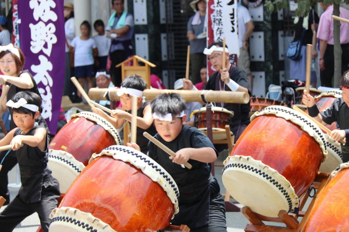 奥州水沢夏まつり2016 子供みこし・地方太鼓・干支和まつり・水沢ざっつぁかまつり 2016/08/06
