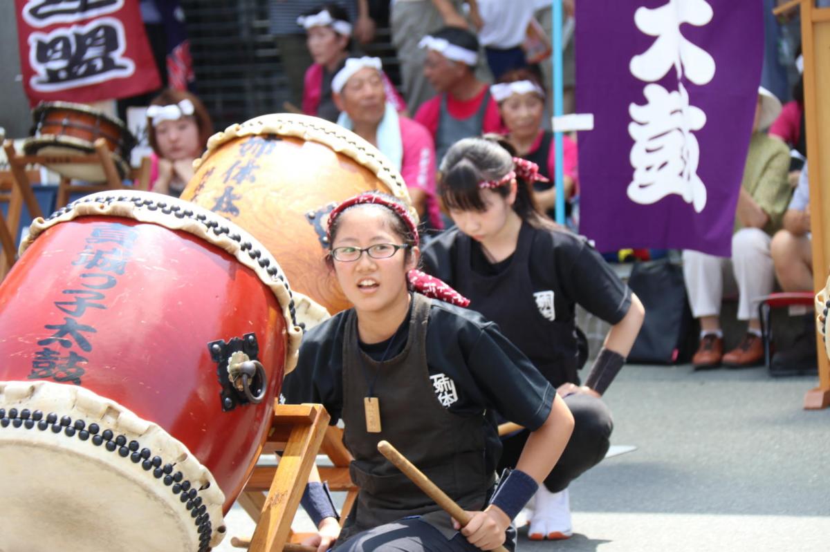 奥州水沢夏まつり2016 子供みこし・地方太鼓・干支和まつり・水沢ざっつぁかまつり 2016/08/06