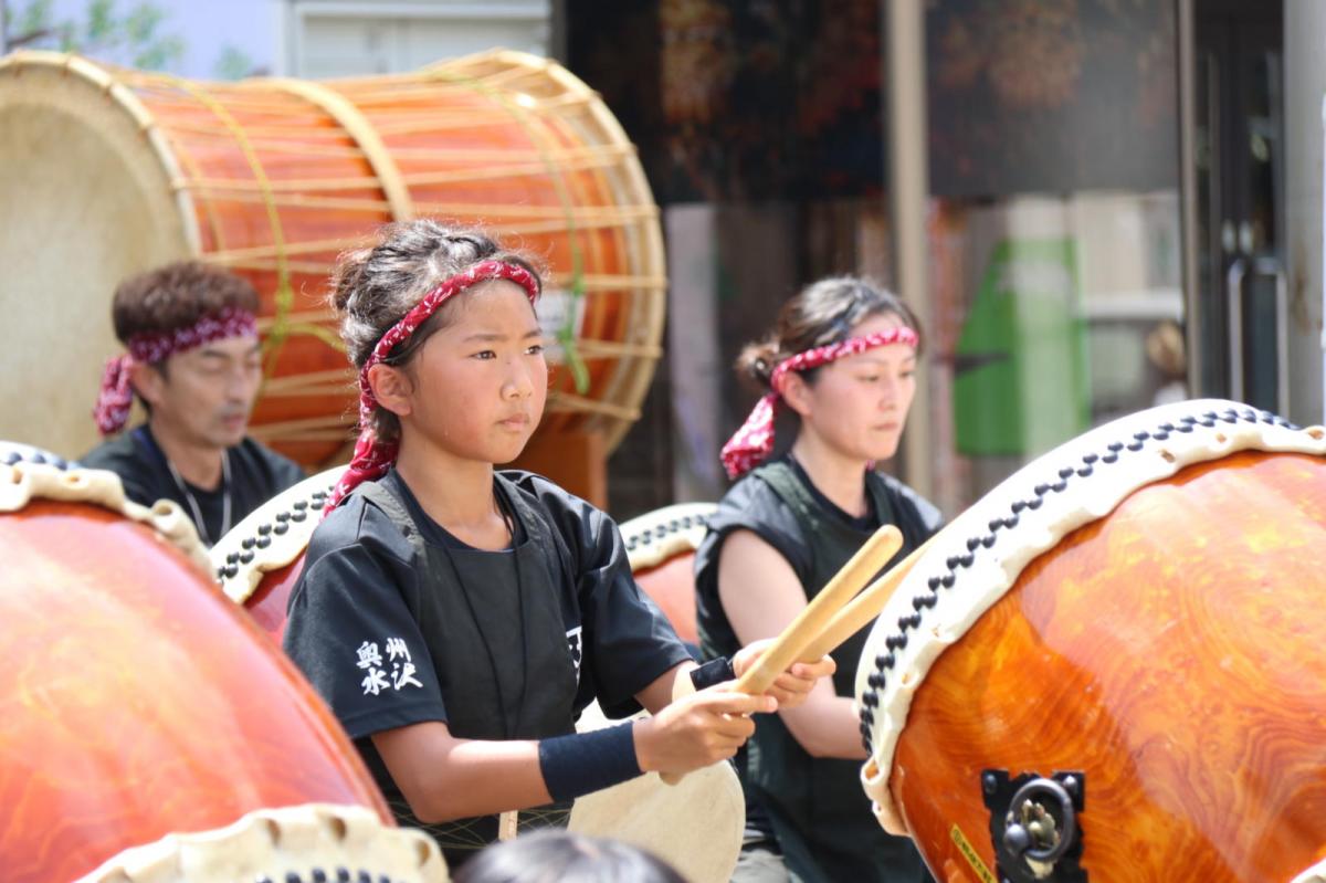 奥州水沢夏まつり2016 子供みこし・地方太鼓・干支和まつり・水沢ざっつぁかまつり 2016/08/06