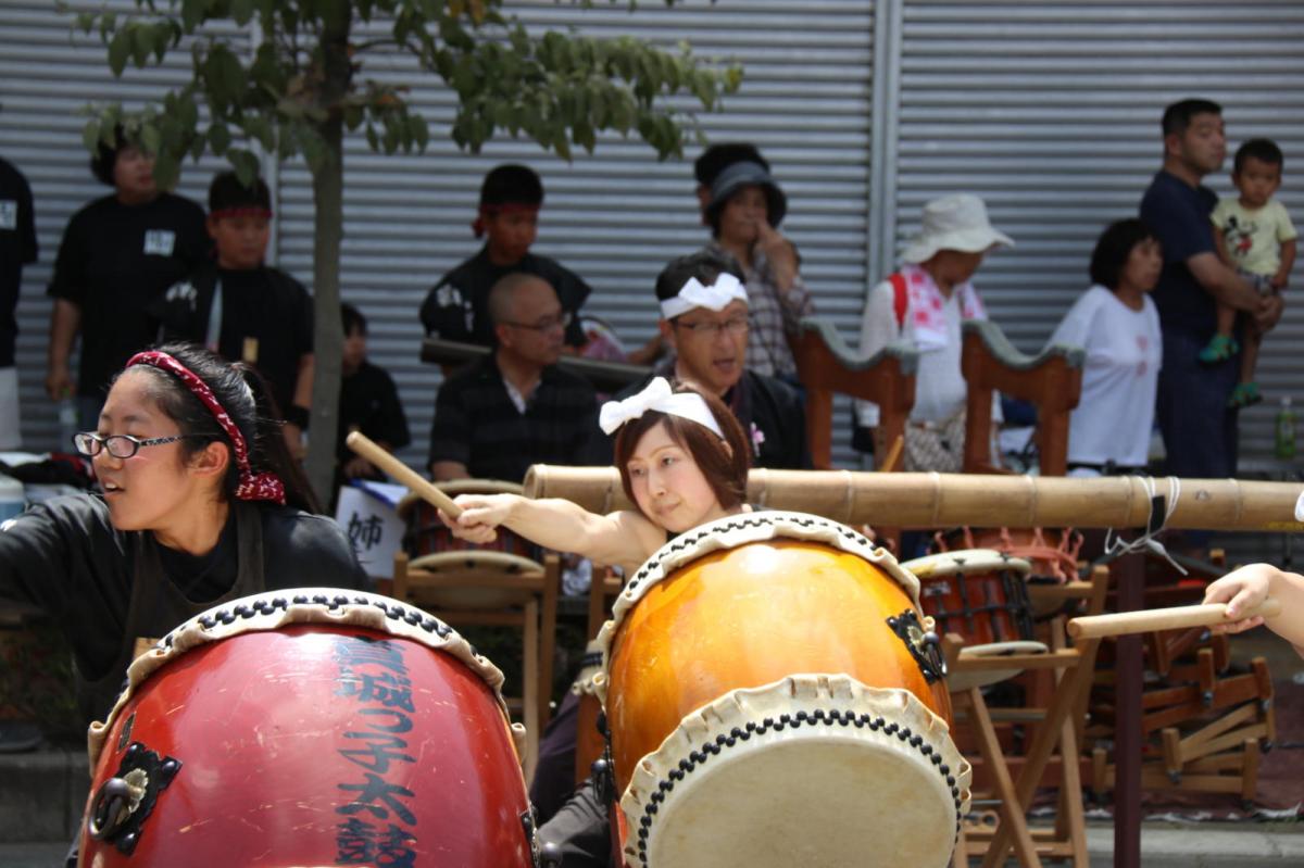 奥州水沢夏まつり2016 子供みこし・地方太鼓・干支和まつり・水沢ざっつぁかまつり 2016/08/06