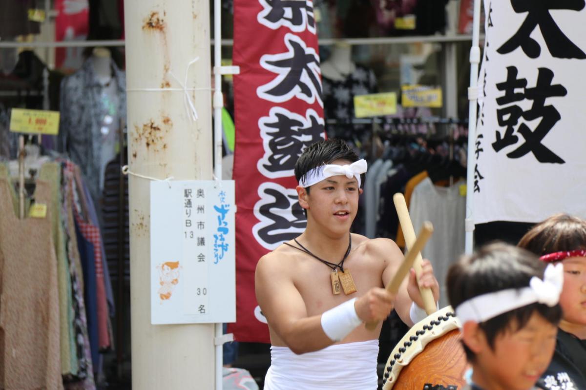 奥州水沢夏まつり2016 子供みこし・地方太鼓・干支和まつり・水沢ざっつぁかまつり 2016/08/06