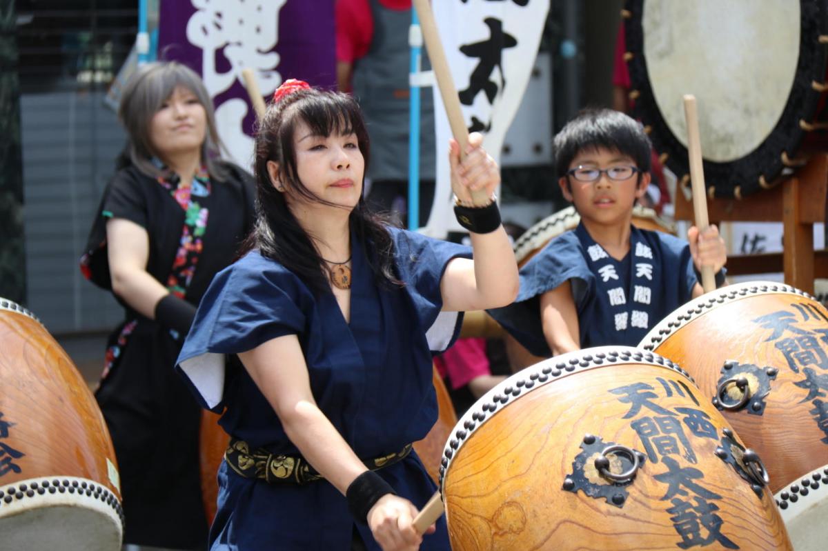 奥州水沢夏まつり2016 子供みこし・地方太鼓・干支和まつり・水沢ざっつぁかまつり 2016/08/06