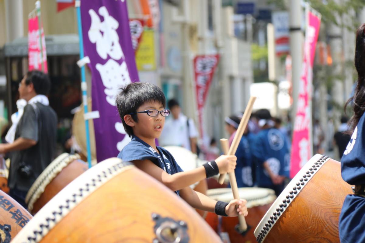 奥州水沢夏まつり2016 子供みこし・地方太鼓・干支和まつり・水沢ざっつぁかまつり 2016/08/06