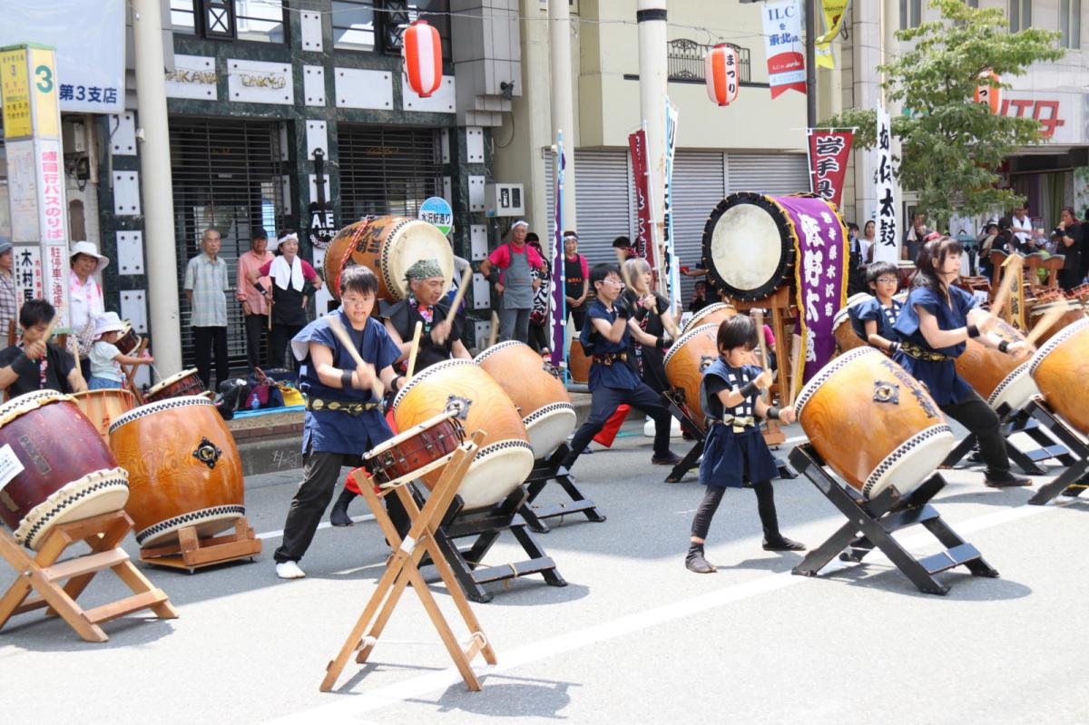 奥州水沢夏まつり2016 子供みこし・地方太鼓・干支和まつり・水沢ざっつぁかまつり 2016/08/06