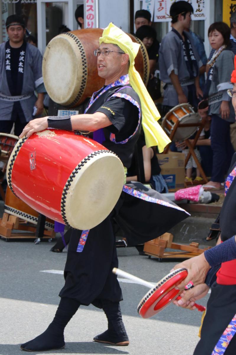 奥州水沢夏まつり2016 子供みこし・地方太鼓・干支和まつり・水沢ざっつぁかまつり 2016/08/06