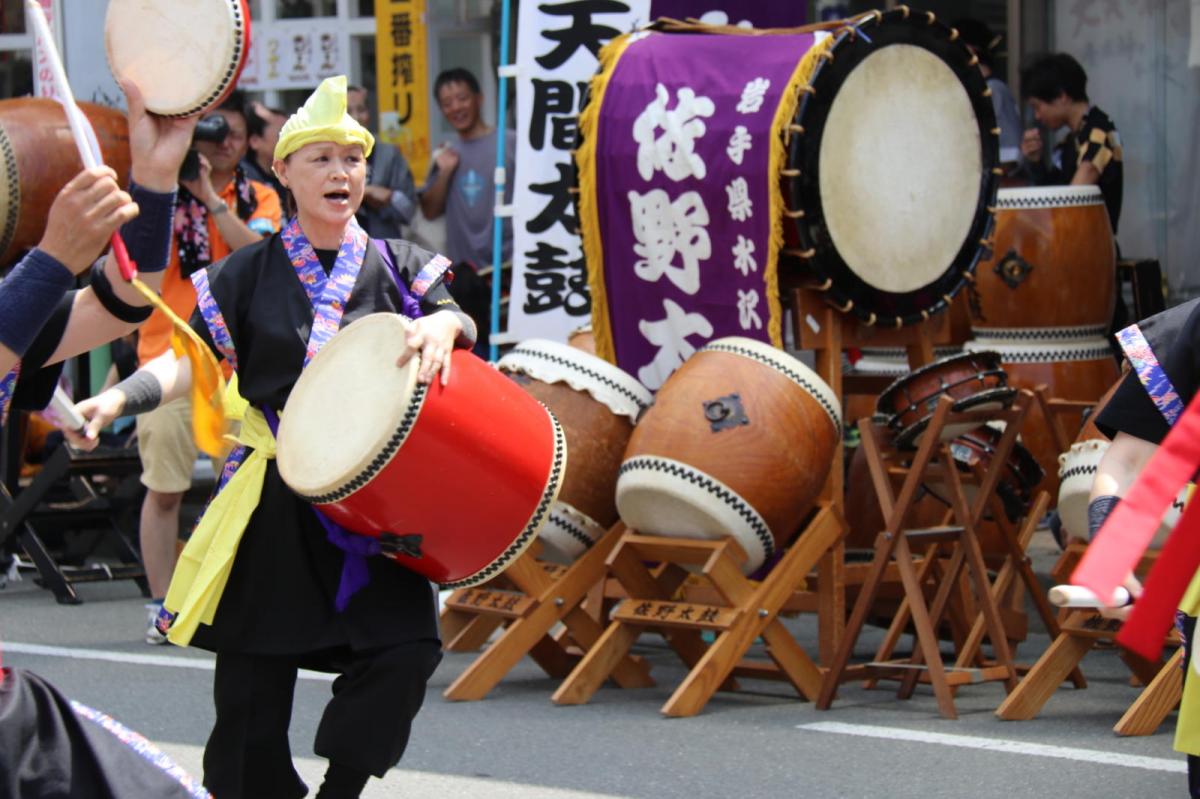 奥州水沢夏まつり2016 子供みこし・地方太鼓・干支和まつり・水沢ざっつぁかまつり 2016/08/06