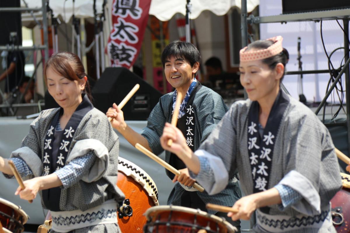 奥州水沢夏まつり2016 子供みこし・地方太鼓・干支和まつり・水沢ざっつぁかまつり 2016/08/06