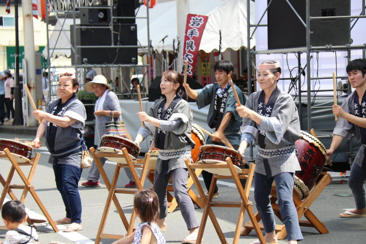 奥州水沢夏まつり2016 子供みこし・地方太鼓・干支和まつり・水沢ざっつぁかまつり 2016/08/06