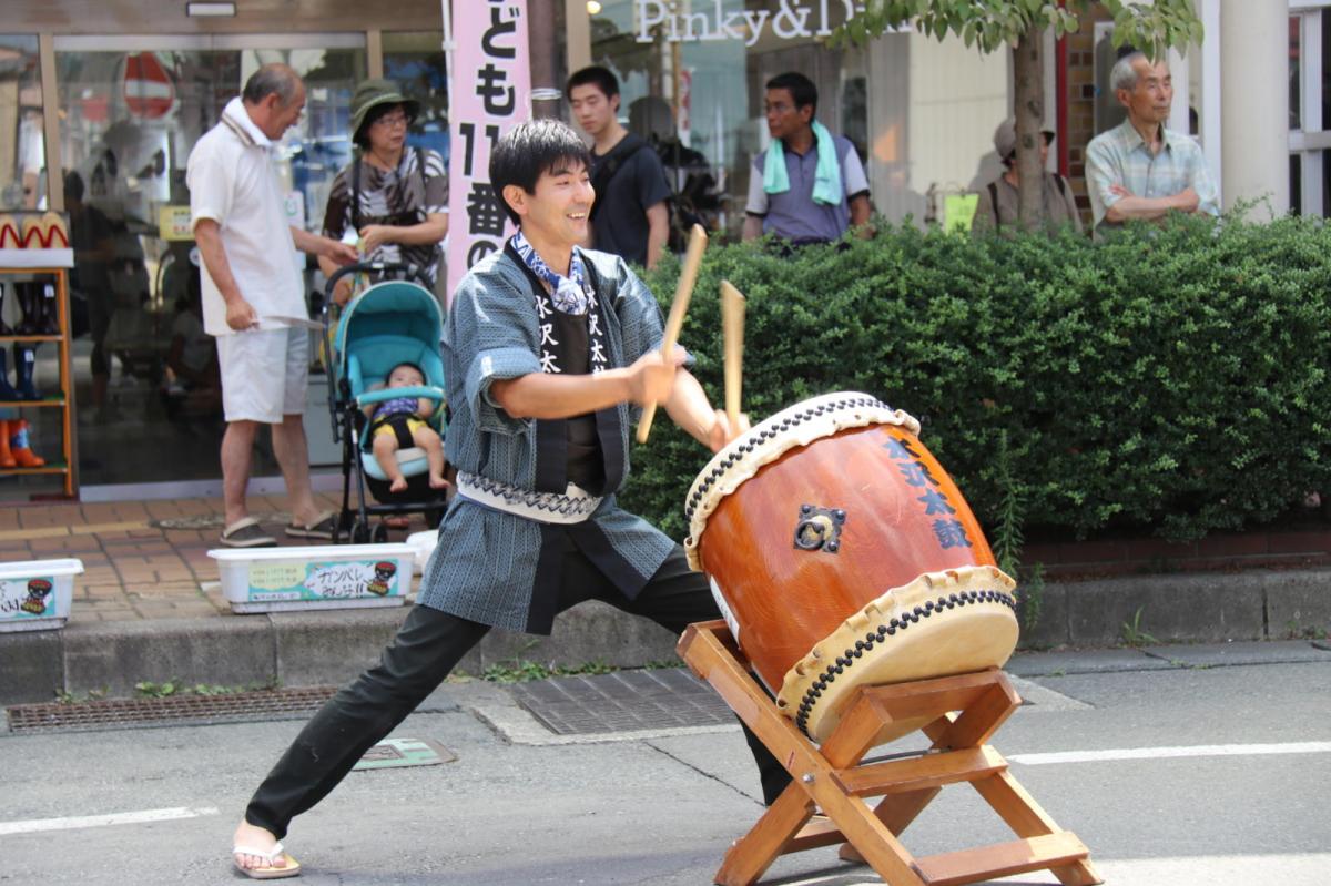 奥州水沢夏まつり2016 子供みこし・地方太鼓・干支和まつり・水沢ざっつぁかまつり 2016/08/06