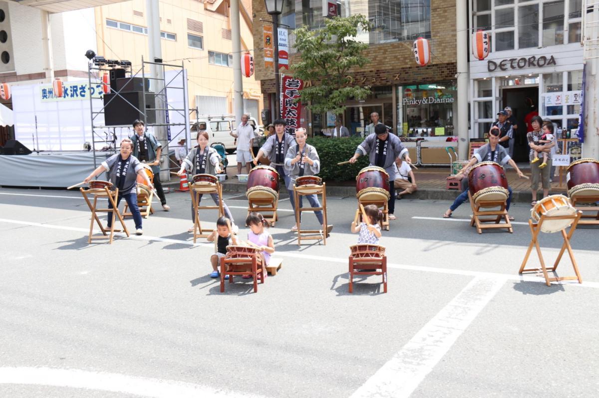 奥州水沢夏まつり2016 子供みこし・地方太鼓・干支和まつり・水沢ざっつぁかまつり 2016/08/06