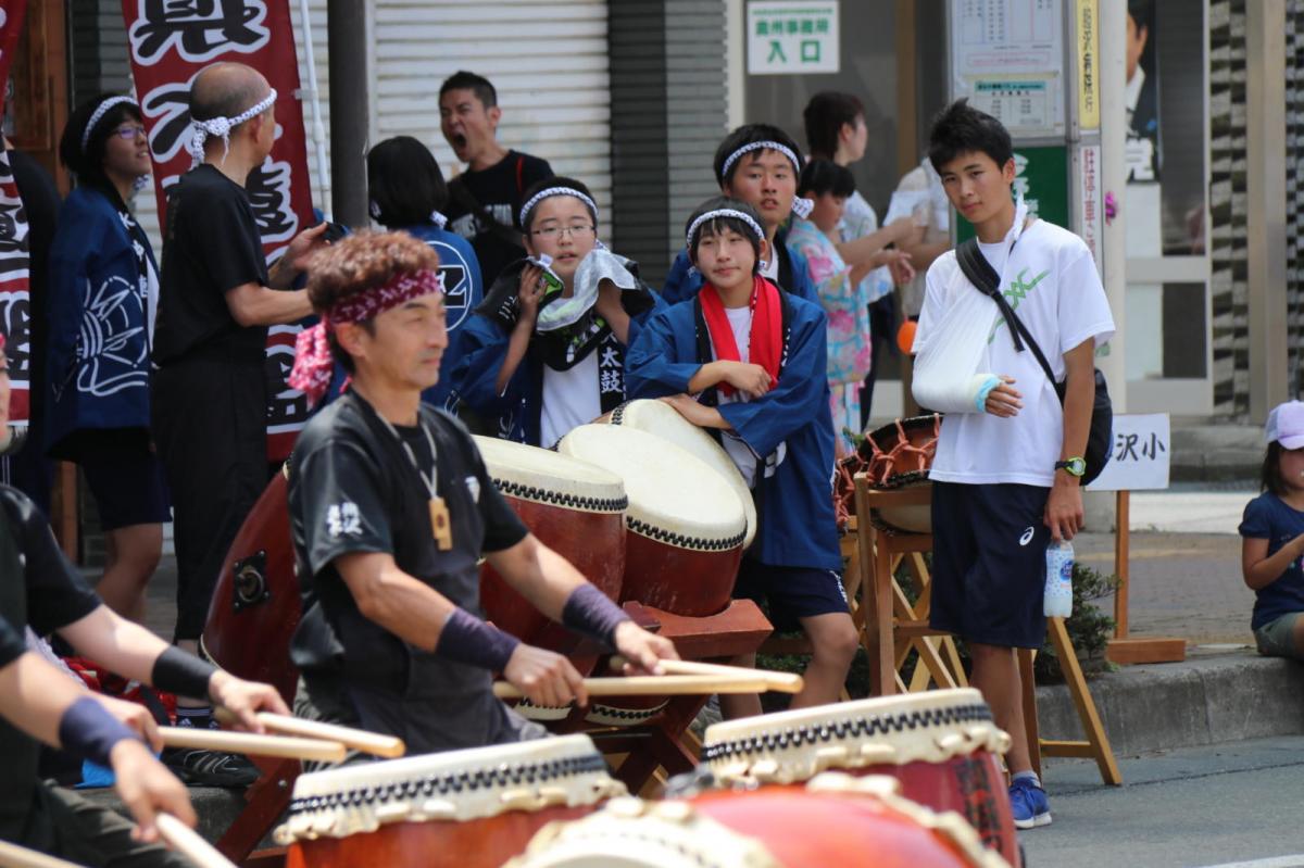 奥州水沢夏まつり2016 子供みこし・地方太鼓・干支和まつり・水沢ざっつぁかまつり 2016/08/06