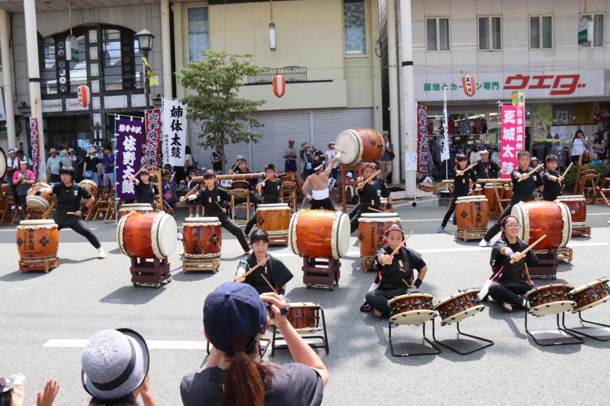 奥州水沢夏まつり2016 子供みこし・地方太鼓・干支和まつり・水沢ざっつぁかまつり 2016/08/06