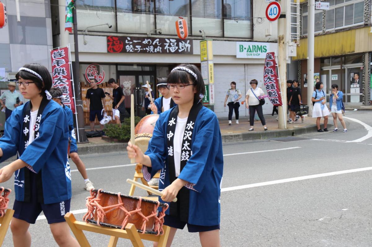 奥州水沢夏まつり2016 子供みこし・地方太鼓・干支和まつり・水沢ざっつぁかまつり 2016/08/06