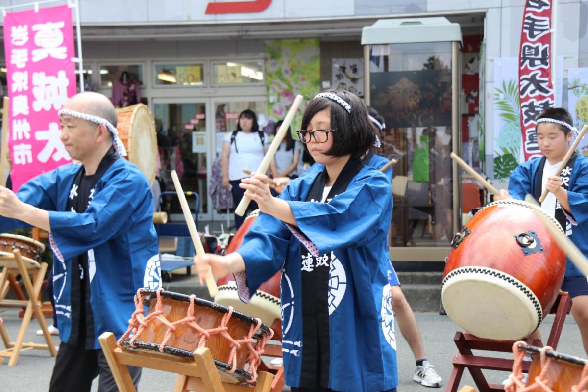 奥州水沢夏まつり2016 子供みこし・地方太鼓・干支和まつり・水沢ざっつぁかまつり 2016/08/06