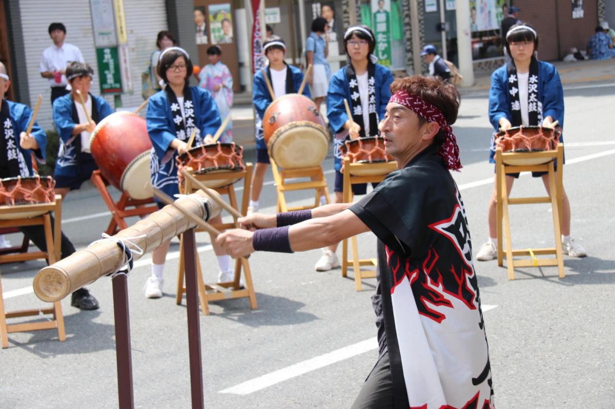 奥州水沢夏まつり2016 子供みこし・地方太鼓・干支和まつり・水沢ざっつぁかまつり 2016/08/06