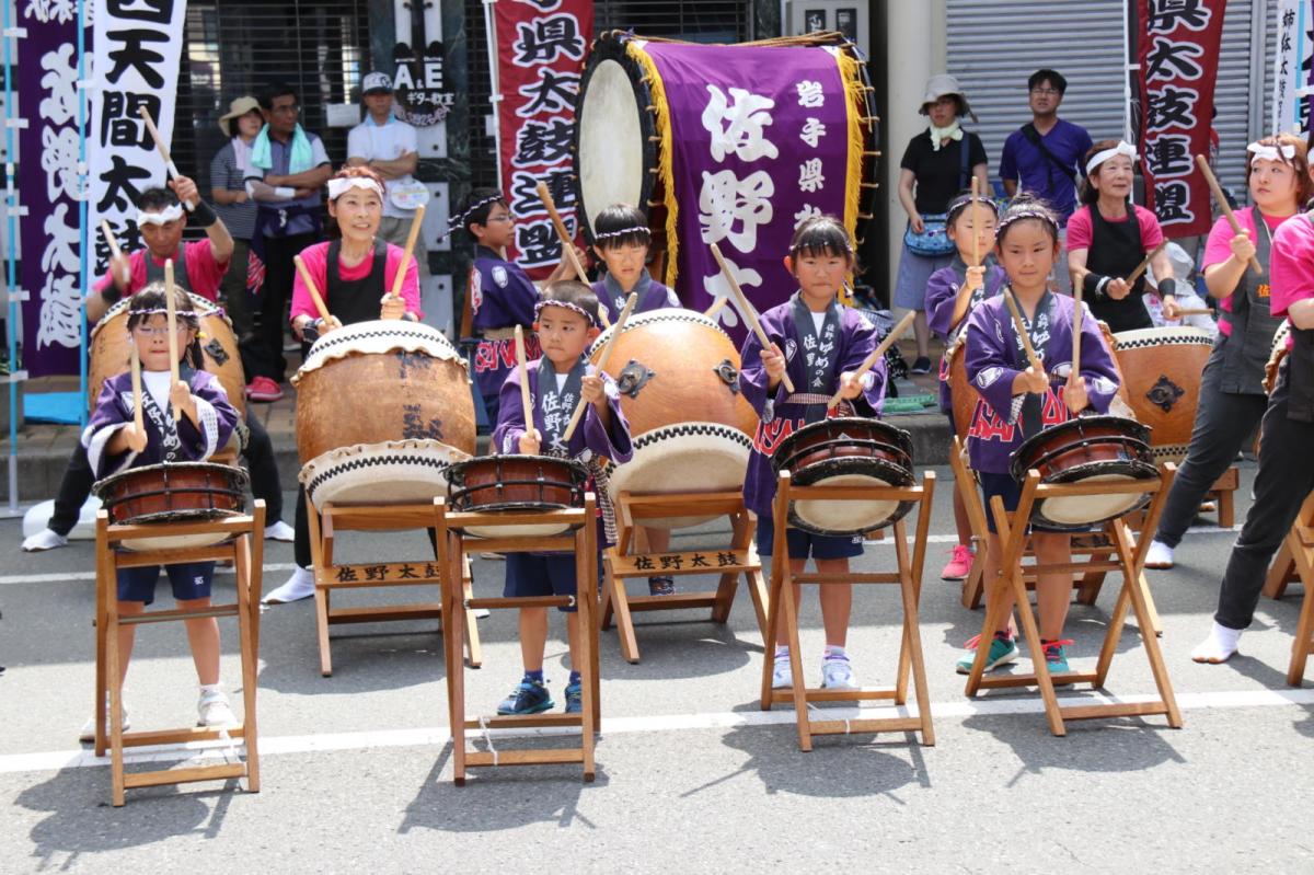 奥州水沢夏まつり2016 子供みこし・地方太鼓・干支和まつり・水沢ざっつぁかまつり 2016/08/06