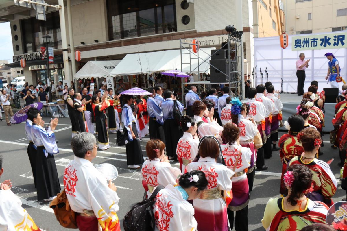 奥州水沢夏まつり2016 子供みこし・地方太鼓・干支和まつり・水沢ざっつぁかまつり 2016/08/06