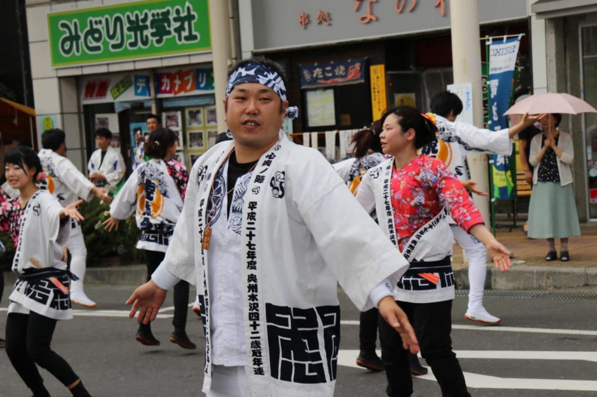 奥州水沢夏まつり2016 子供みこし・地方太鼓・干支和まつり・水沢ざっつぁかまつり 2016/08/06