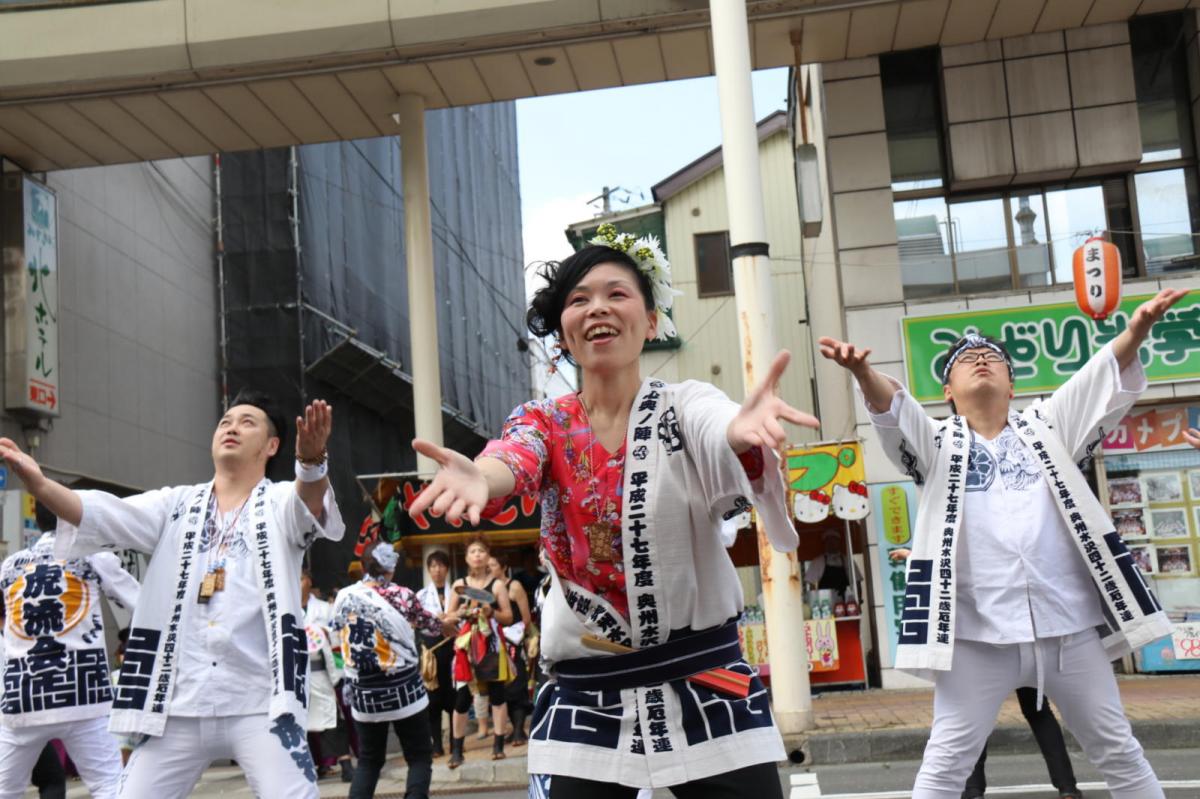 奥州水沢夏まつり2016 子供みこし・地方太鼓・干支和まつり・水沢ざっつぁかまつり 2016/08/06