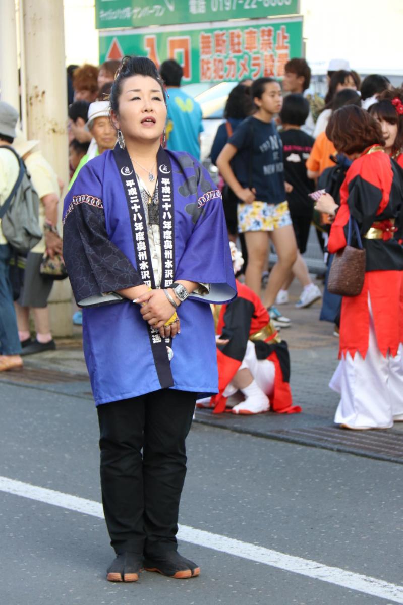 奥州水沢夏まつり2016 子供みこし・地方太鼓・干支和まつり・水沢ざっつぁかまつり 2016/08/06