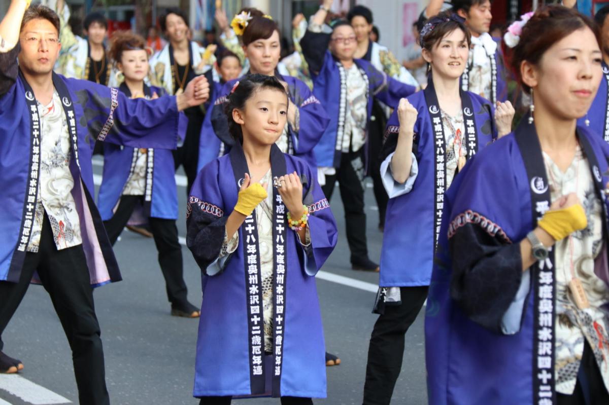 奥州水沢夏まつり2016 子供みこし・地方太鼓・干支和まつり・水沢ざっつぁかまつり 2016/08/06