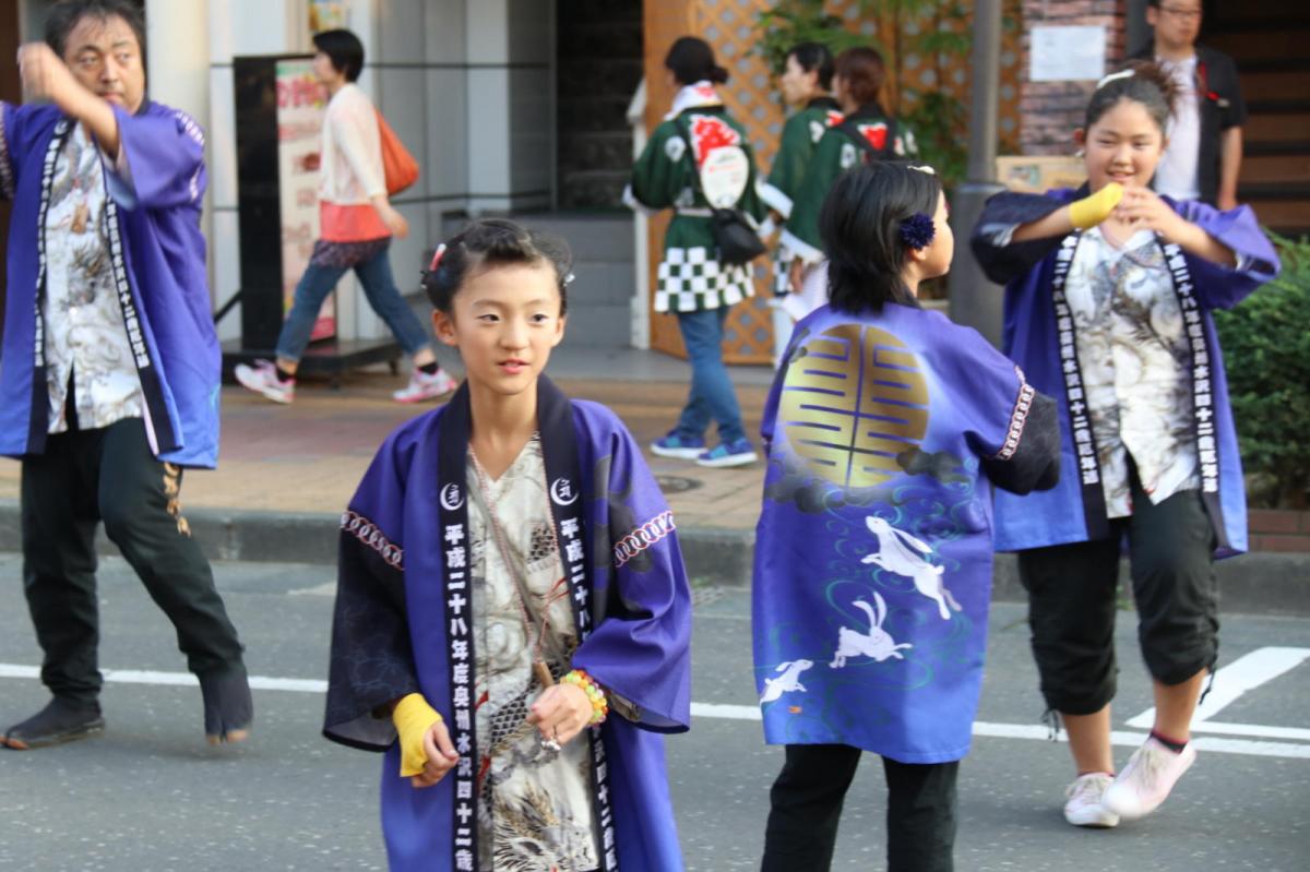 奥州水沢夏まつり2016 子供みこし・地方太鼓・干支和まつり・水沢ざっつぁかまつり 2016/08/06