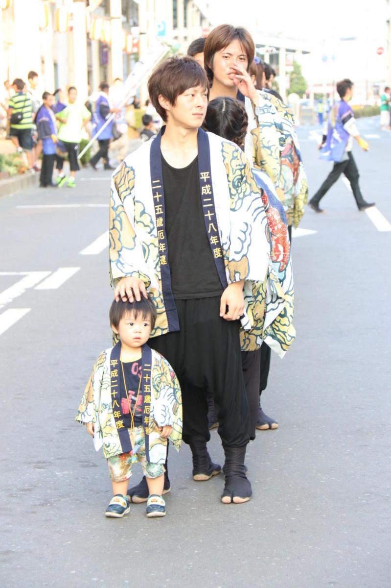 奥州水沢夏まつり2016 子供みこし・地方太鼓・干支和まつり・水沢ざっつぁかまつり 2016/08/06