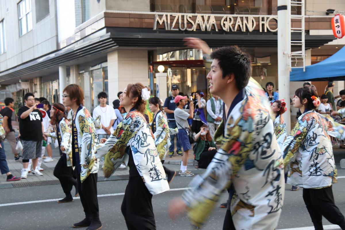 奥州水沢夏まつり2016 子供みこし・地方太鼓・干支和まつり・水沢ざっつぁかまつり 2016/08/06
