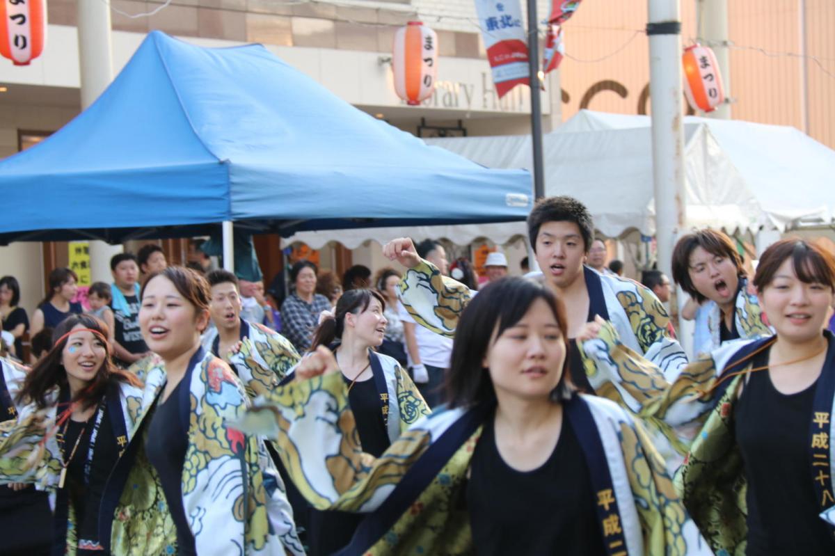 奥州水沢夏まつり2016 子供みこし・地方太鼓・干支和まつり・水沢ざっつぁかまつり 2016/08/06