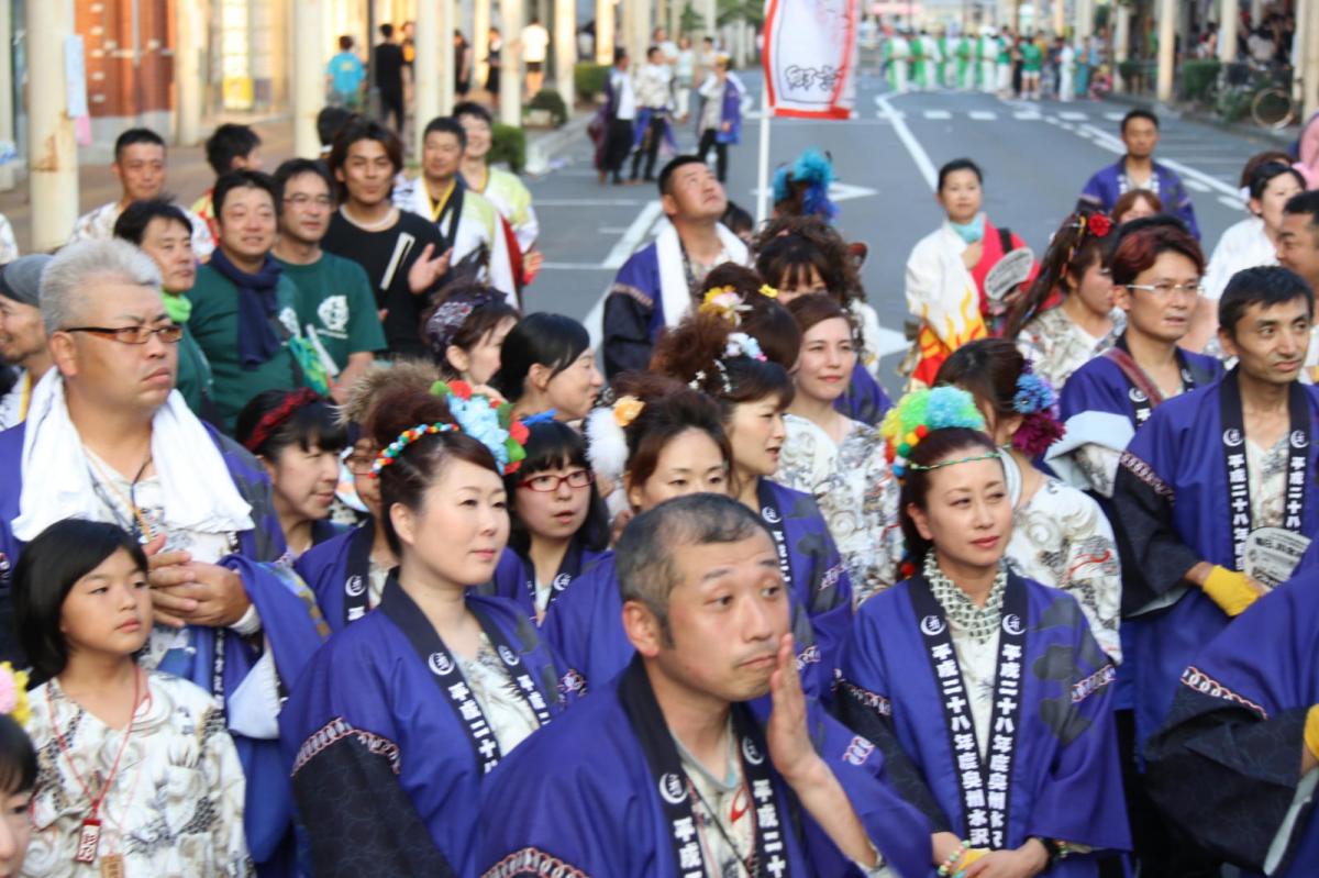 奥州水沢夏まつり2016 子供みこし・地方太鼓・干支和まつり・水沢ざっつぁかまつり 2016/08/06