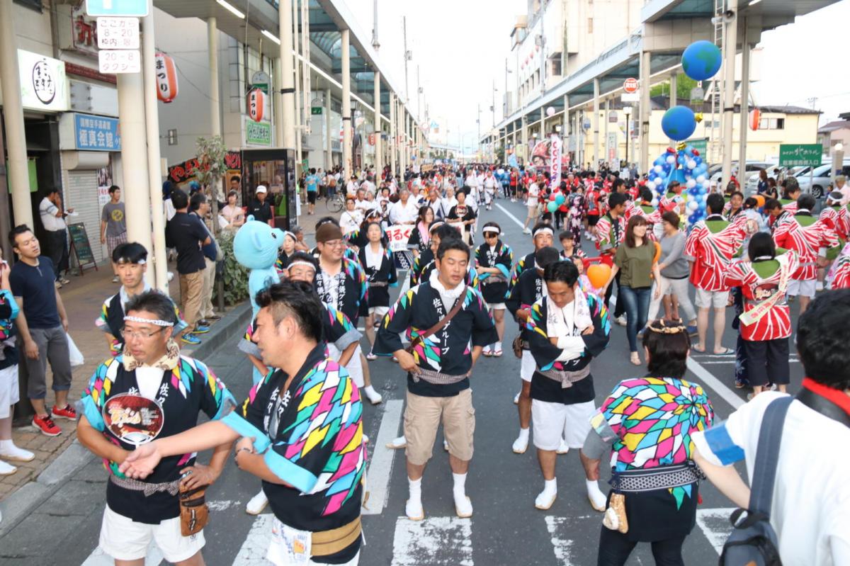 奥州水沢夏まつり2016 子供みこし・地方太鼓・干支和まつり・水沢ざっつぁかまつり 2016/08/06