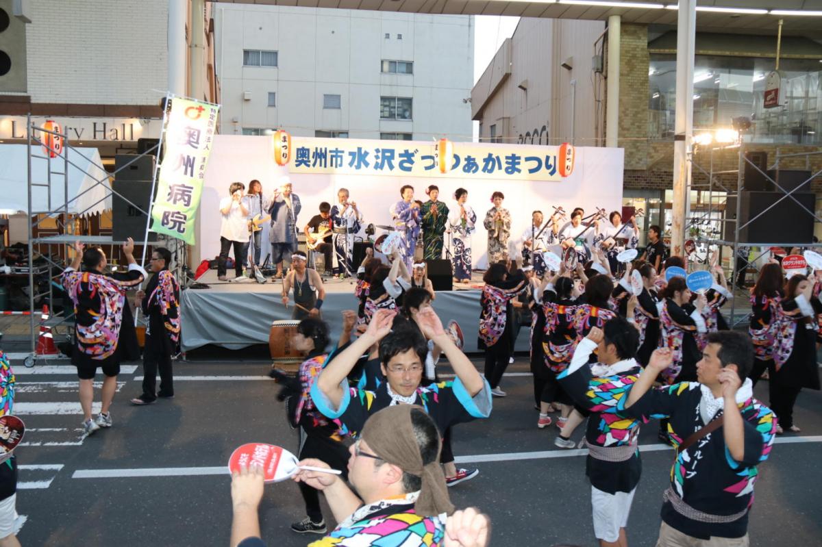 奥州水沢夏まつり2016 子供みこし・地方太鼓・干支和まつり・水沢ざっつぁかまつり 2016/08/06