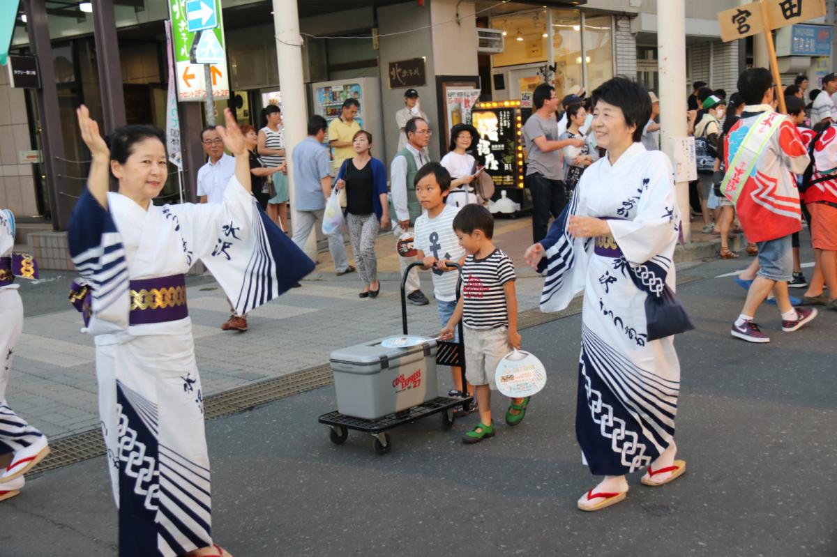 奥州水沢夏まつり2016 子供みこし・地方太鼓・干支和まつり・水沢ざっつぁかまつり 2016/08/06