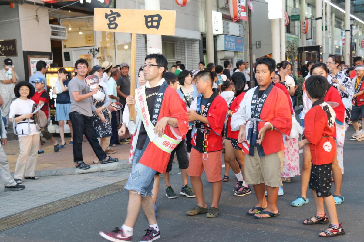奥州水沢夏まつり2016 子供みこし・地方太鼓・干支和まつり・水沢ざっつぁかまつり 2016/08/06
