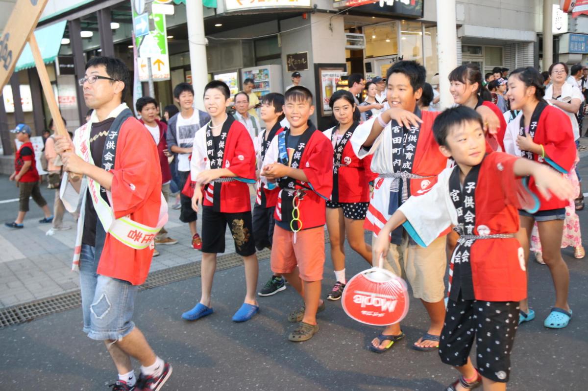 奥州水沢夏まつり2016 子供みこし・地方太鼓・干支和まつり・水沢ざっつぁかまつり 2016/08/06