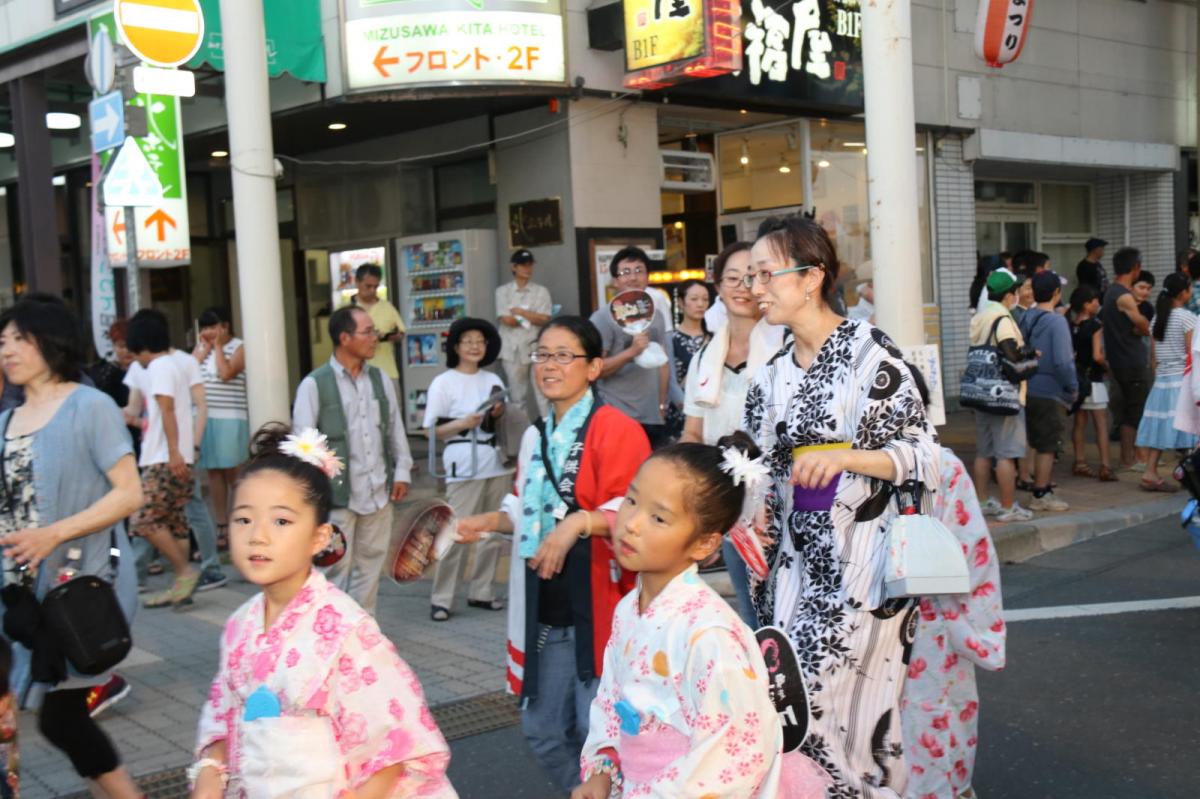 奥州水沢夏まつり2016 子供みこし・地方太鼓・干支和まつり・水沢ざっつぁかまつり 2016/08/06