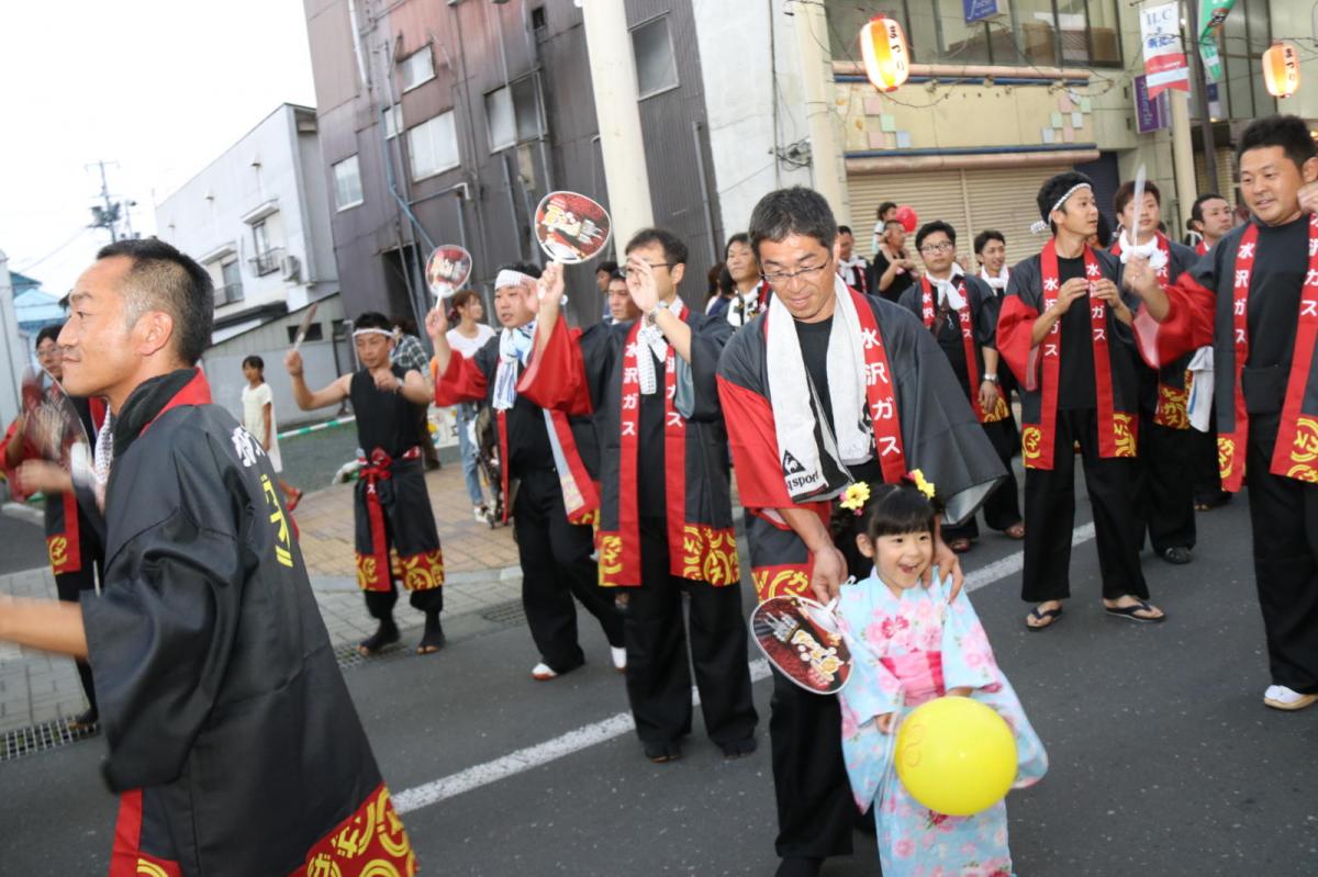 奥州水沢夏まつり2016 子供みこし・地方太鼓・干支和まつり・水沢ざっつぁかまつり 2016/08/06