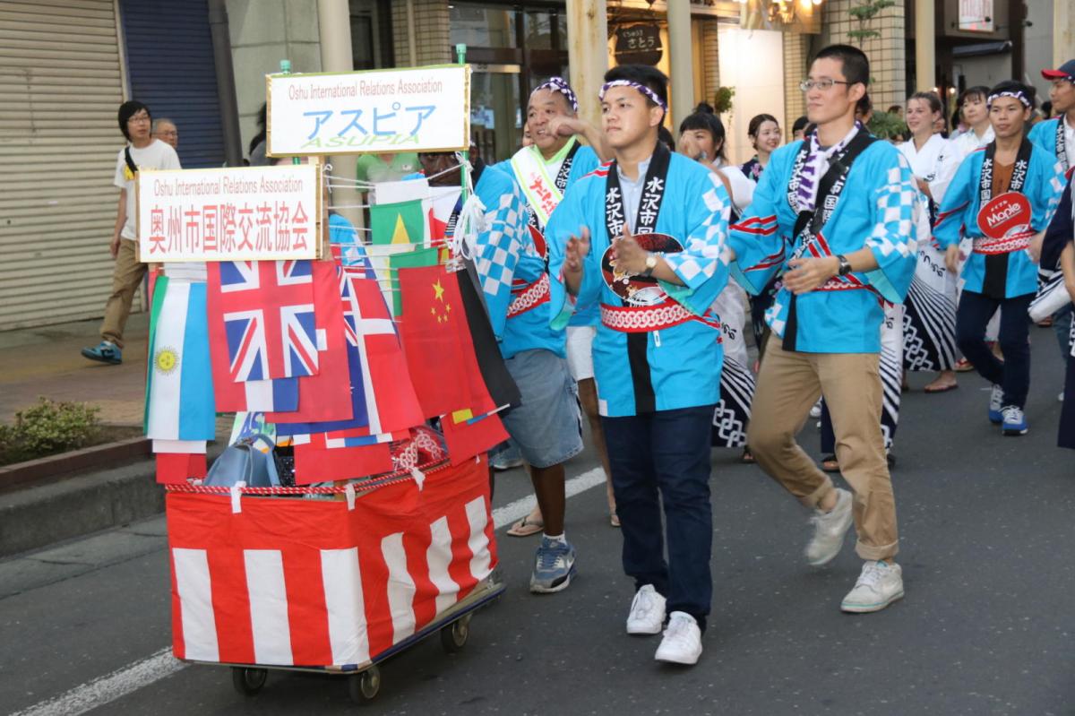 奥州水沢夏まつり2016 子供みこし・地方太鼓・干支和まつり・水沢ざっつぁかまつり 2016/08/06
