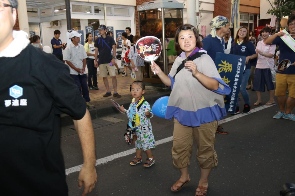 奥州水沢夏まつり2016 子供みこし・地方太鼓・干支和まつり・水沢ざっつぁかまつり 2016/08/06