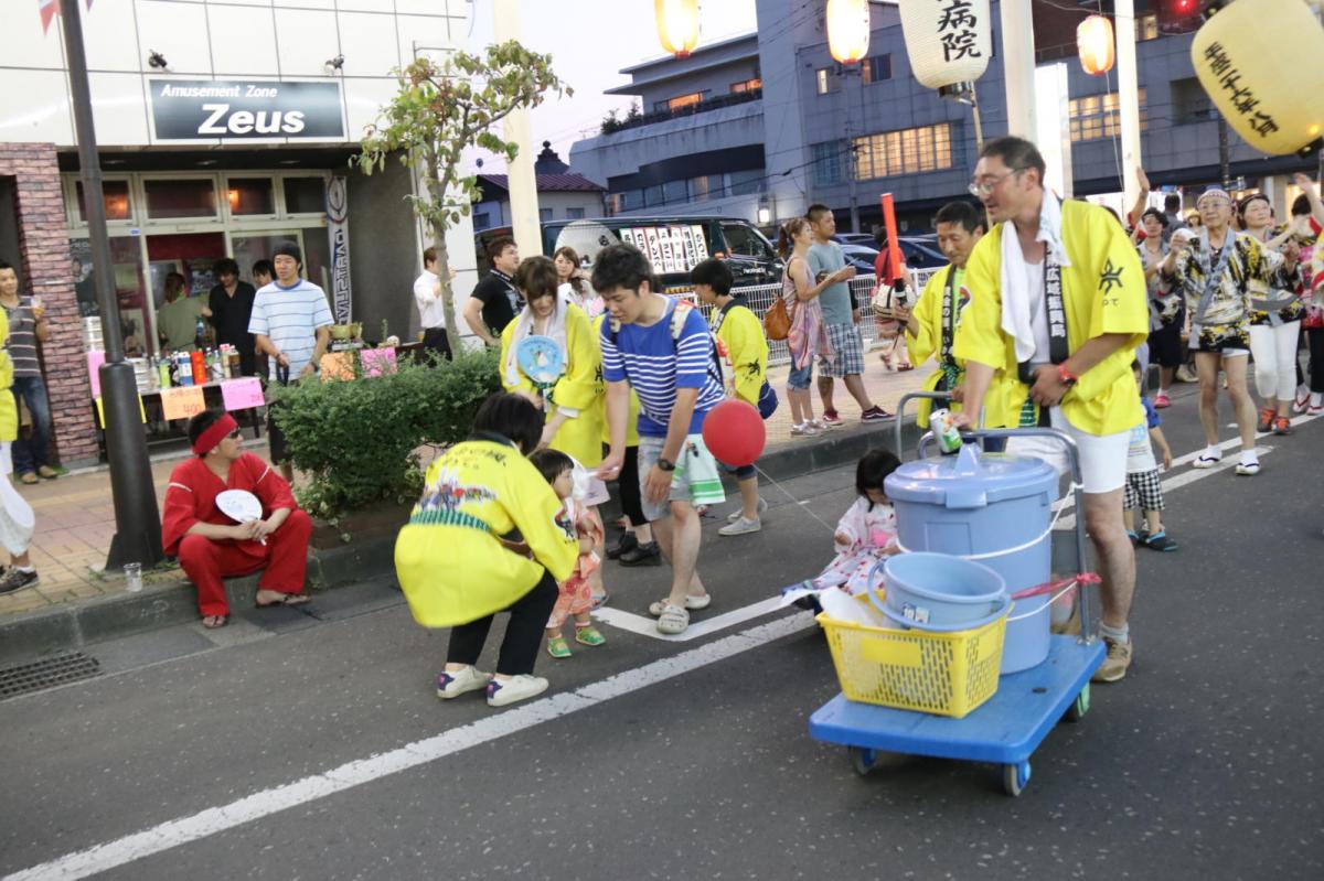 奥州水沢夏まつり2016 子供みこし・地方太鼓・干支和まつり・水沢ざっつぁかまつり 2016/08/06