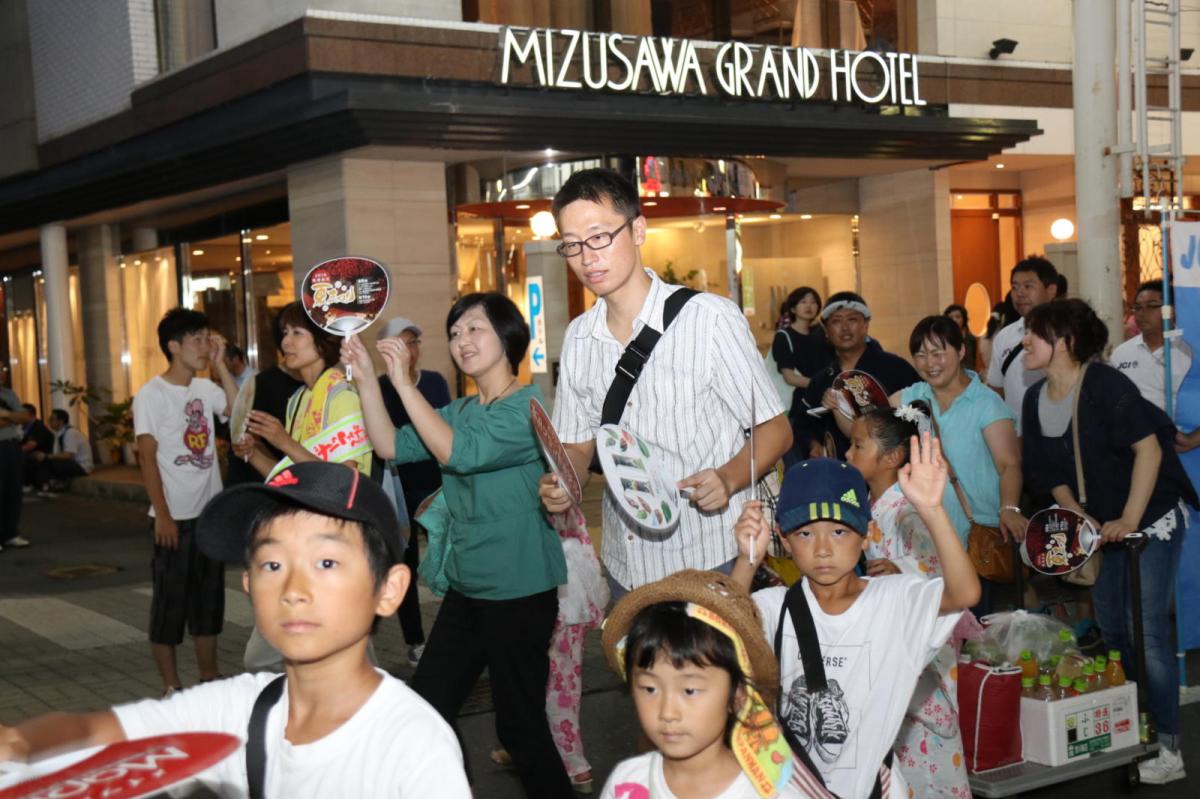 奥州水沢夏まつり2016 子供みこし・地方太鼓・干支和まつり・水沢ざっつぁかまつり 2016/08/06