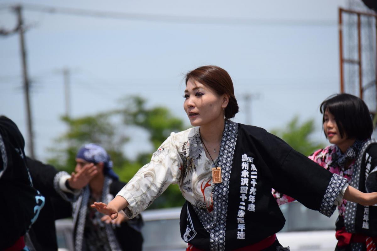 奥州前沢よさこいFesta13その1（奥州前沢よさこいフェスタ2017) 2017/07/09