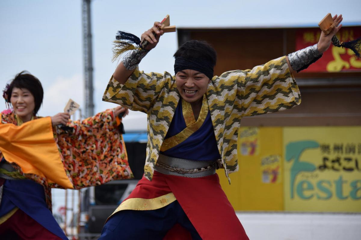 奥州前沢よさこいFesta13その1（奥州前沢よさこいフェスタ2017) 2017/07/09